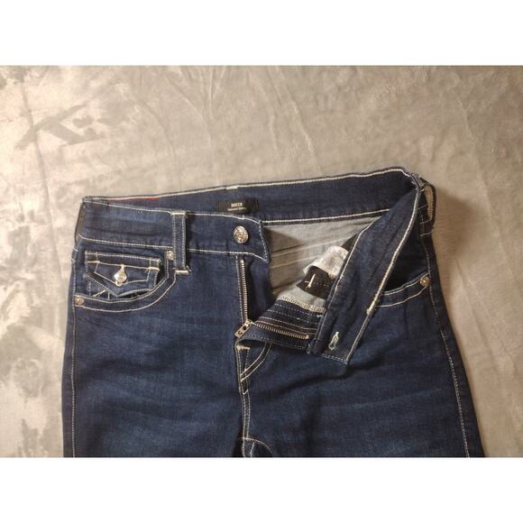 True Religion Rocco Relaxed Skinny Jeans Flap Pocket 32x32 - Picture 3 of 12
